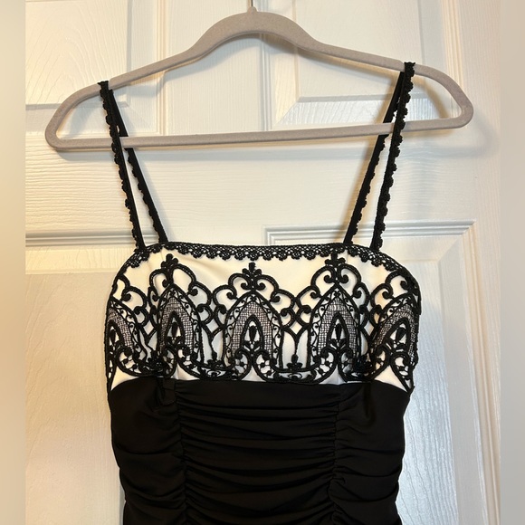 Vintage Jessica McClintock Ruched Dress - Picture 7 of 11